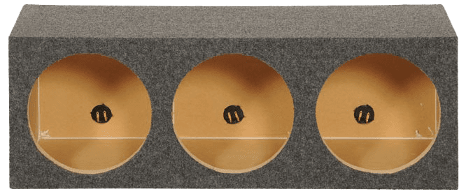 Triple 12” Heavy Duty Sealed Speaker Box