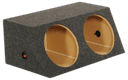 Dual 12” Slanted Face Heavy Duty Sealed Speaker Box - Thumbnail 2