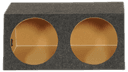 Dual 15” Slanted Face Heavy Duty Sealed Speaker Box - Thumbnail 1