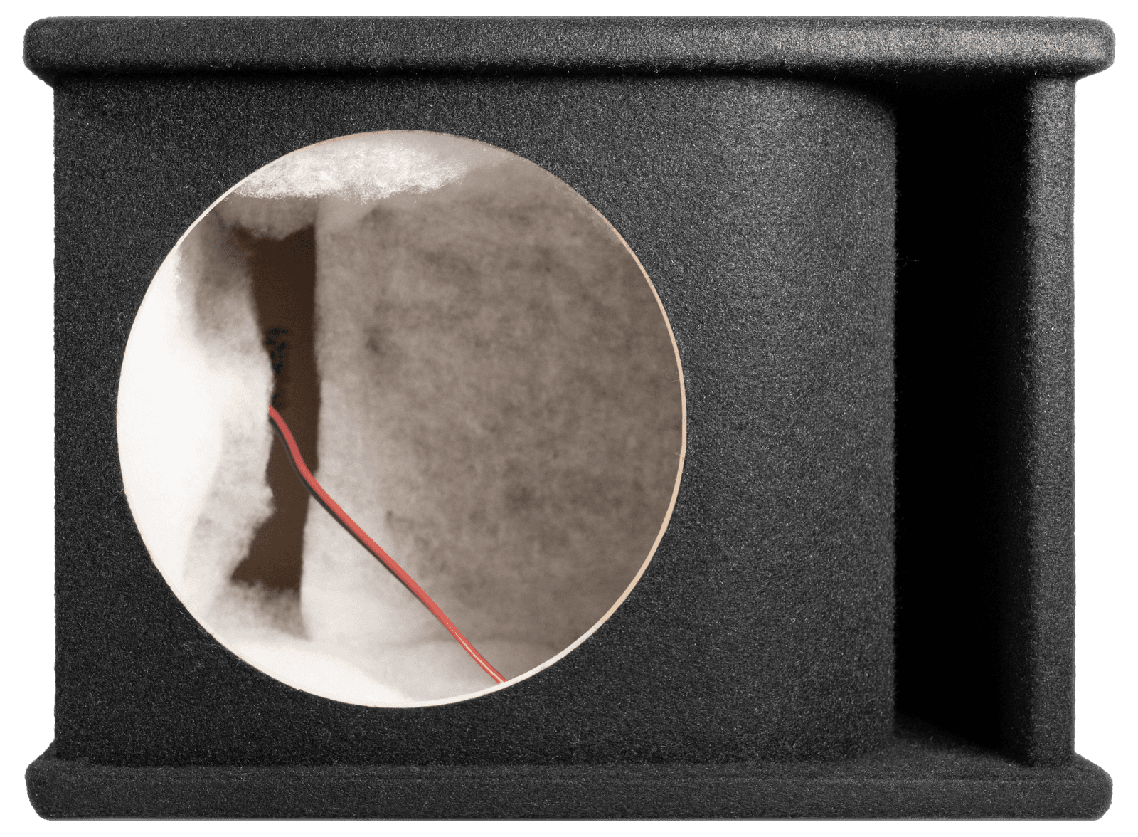 Single 10” Vented Curved Speaker Box