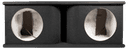Dual 10” Vented Curved Speaker Box - Thumbnail 1