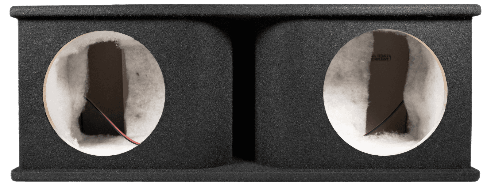 Dual 10” Vented Curved Speaker Box