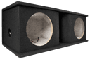Dual 10” Vented Curved Speaker Box - Thumbnail 2