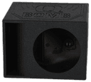 Single 12” Vented Curved Speaker Box - Thumbnail 1