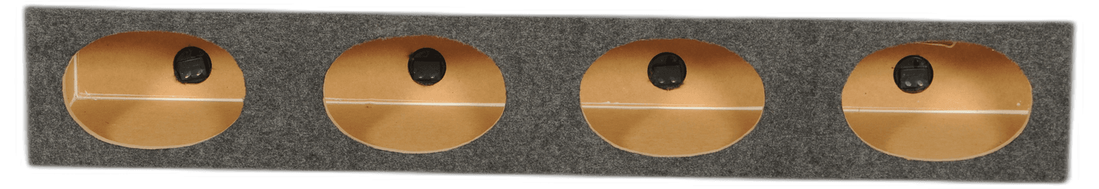 Quad 6”x9” Wedge Speaker Box