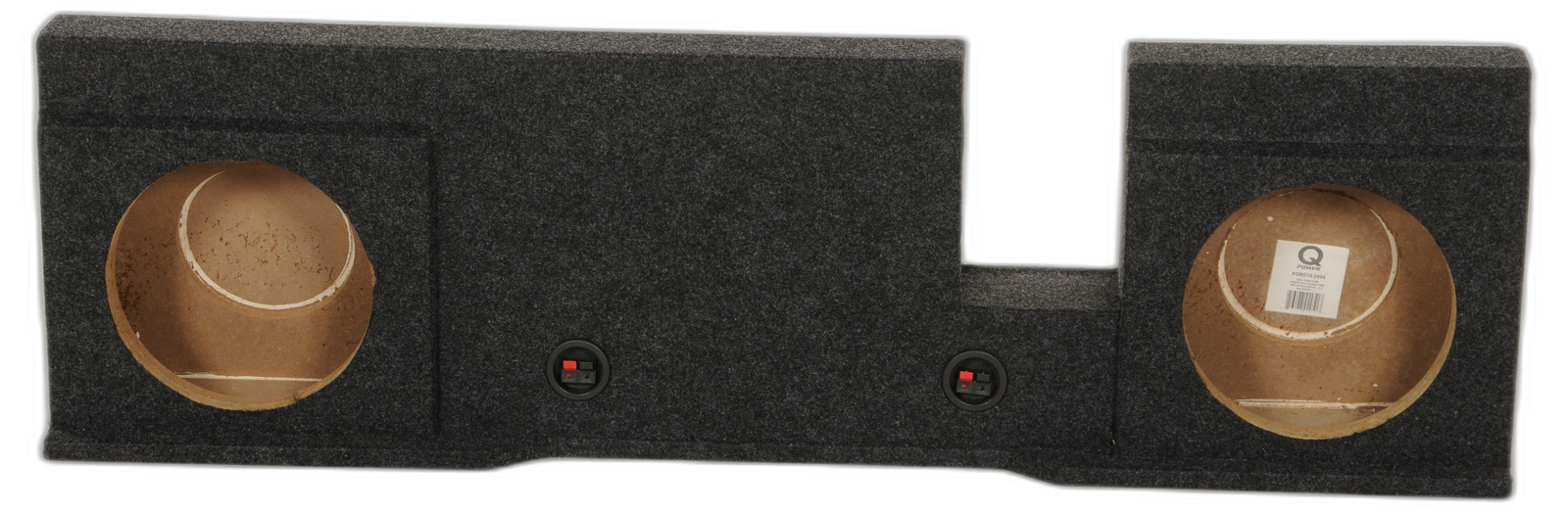 2004-2008 Ford Super Crew/Xcab Dual 10” Speaker Box | Q-Power | Q